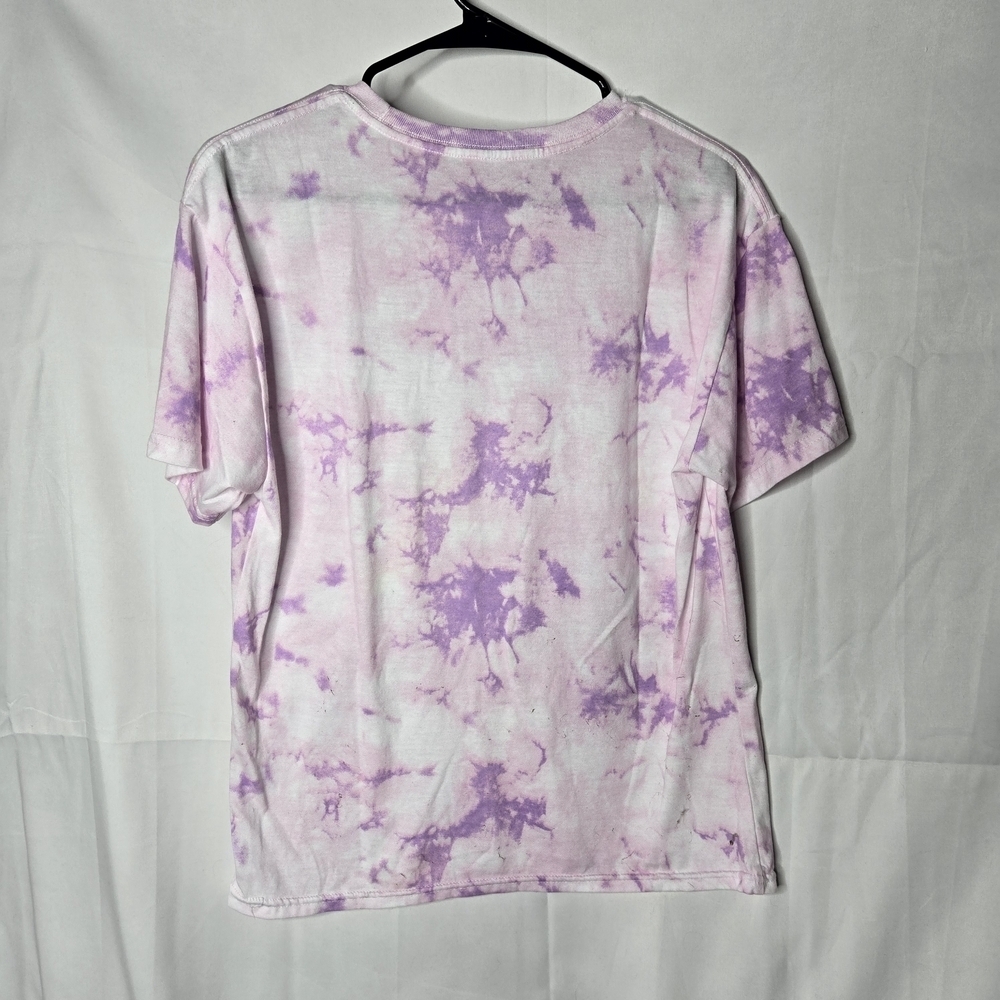Disney Alice in Wonderland Kids T-Shirt - Pink and Purple Tie-Dye - Picture 3 of 3